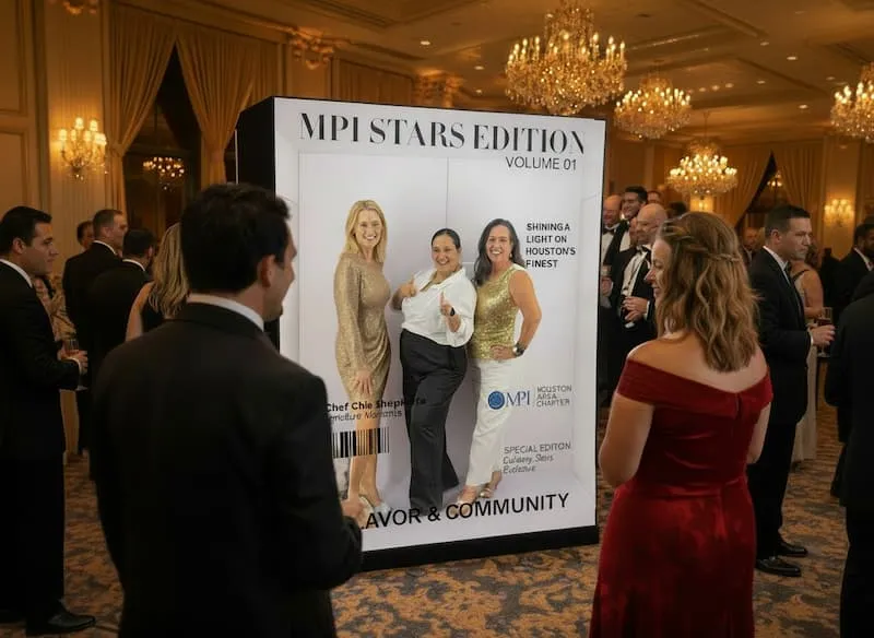 Magazine photo booth rental Houston for luxury events and galas